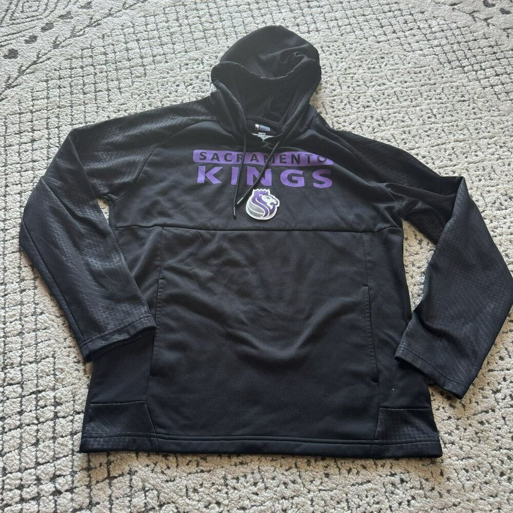 NBA Black and Purple Sacramento Kings Men's Sweater